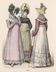 Fashions of 1814. Date: 1814 - 162450399