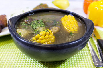 Ajiaco soup-Sopa