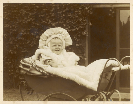 Costume - Baby in Pram. Date: October 1897