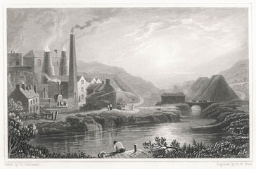 Industrial Landscape. Date: 1830