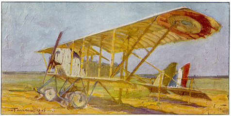 Caudron G-3 Biplane. Date: 1916