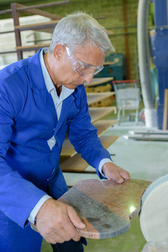 man in workshop