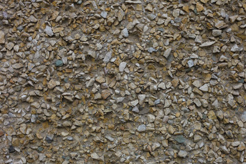 Decorative surface of a concrete wall