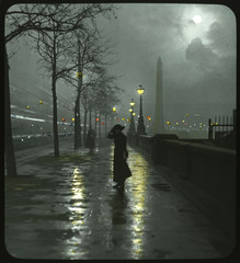 Embankment - Lantern Slide. Date: 1910