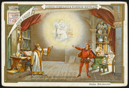 Faust - Liebig. Date: 1859