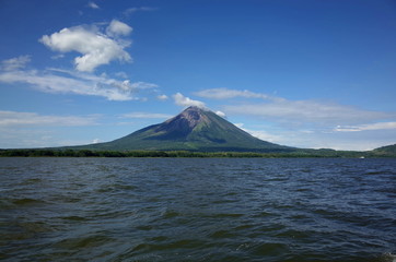 An amazing view of Volcan Concepcion on Isla Ometepe in Nicaragua