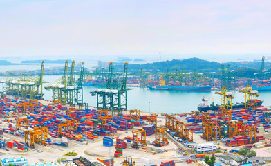 Singapore commercial port