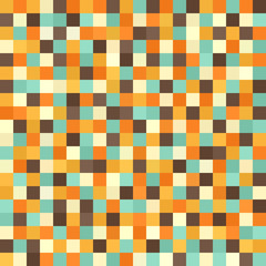 Pixel pattern. Vector seamless retro pixel art background