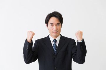 笑顔のミドル男性　ビジネス