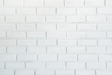 Fototapeta premium White brick wall texture background