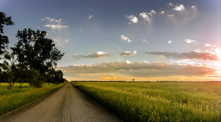 Country Road - Powered by Adobe