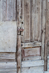 Door of a dilipitated building in Camaguey, Cuba