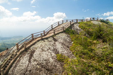 La Gran Piedra (Big Rock) in Sierra Maestra mountain range near Santiago de Cuba, Cuba