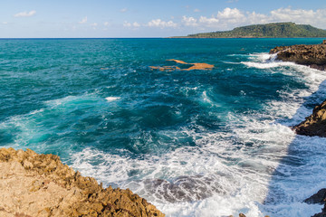 Coast in Baracoa, Cuba