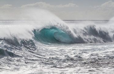 Beautiful Ocean wave in Hawaii