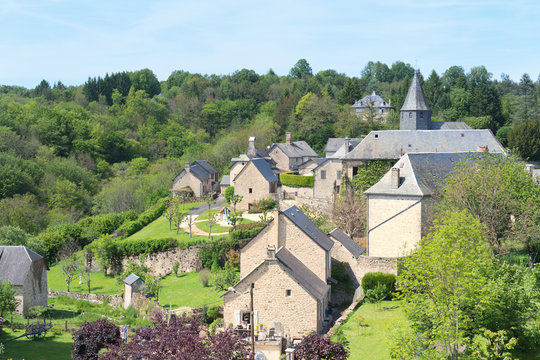 Village Treignac In Haute Vienne