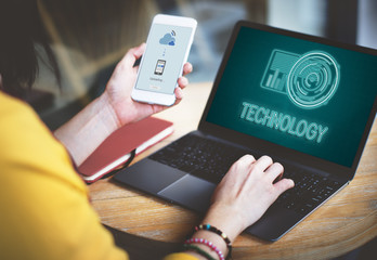 Technology Digital Innovation Futuristic Advanced Concept