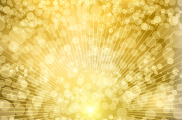 Radial gold background