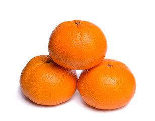 Three orange fruit background