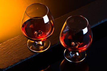 Snifter with brandy