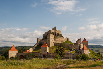Fototapeta na wymiar Ruined castle of Rupea, Romania
