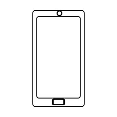 isolated smartphone cellphone icon vector illustration graphic design