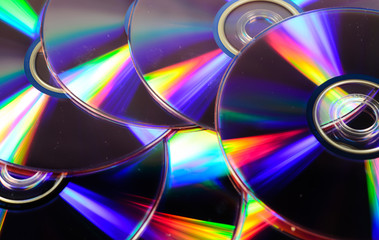 Background of the cd disks