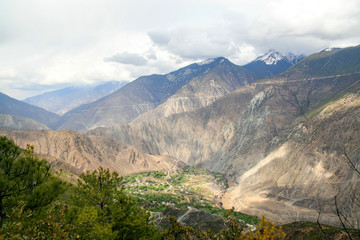 village among the mountains