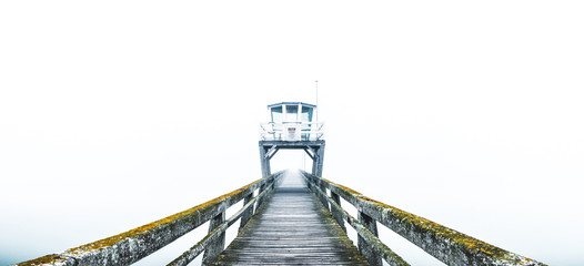 Pier into the mist