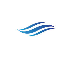 Water wave Logo Template