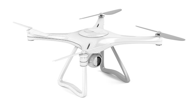 3D model of drone