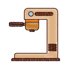coffee machine isolated icon vector illustration design