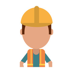 engineer construction or factory worker icon image