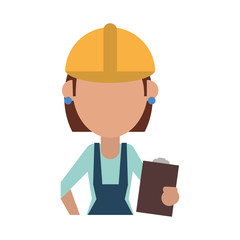 engineer construction or factory worker icon image