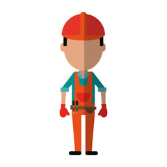 engineer construction or factory worker icon image