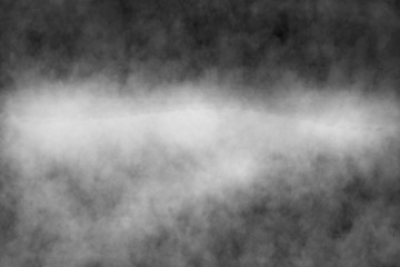 Fototapeta premium Fog or Smoke on black Background