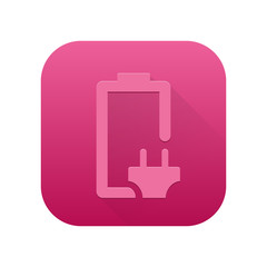 Obraz premium Matte Long Shadow App-Icon