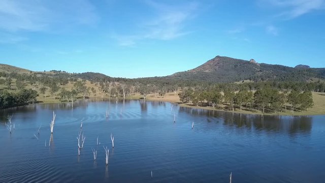 Lake Moogerah on the Scenic Rim in Queensland during the day