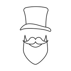 man hipster style model vector illustration design