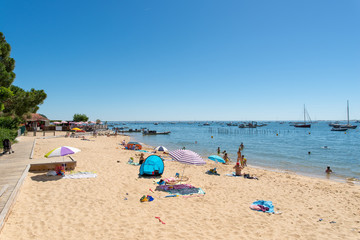 BASSIN D'ARCACHON (France), presqu'île du Cap Ferret