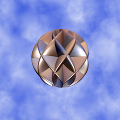 3d illustration - abstrakt ball