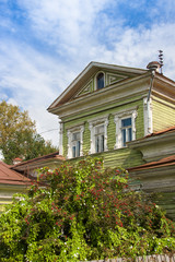 Russian tradition wooden house in Vologda, Russsia