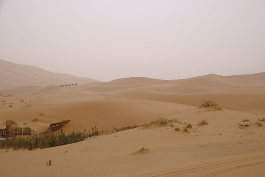 Karavane in der Ferne