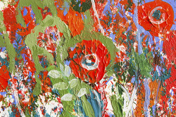 Detail of the Painting as a Background