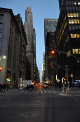 Fototapeta na wymiar New-York winter 8th Avenue