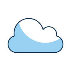 cloud computing isolated icon vector illustration design