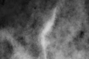 Fog or Smoke on black Background