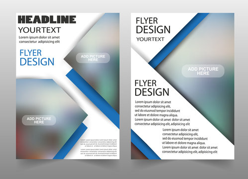 Flyer business brochure flyer design layout  template. Can be used for publishing, print and presentation. Vector. Eps 10