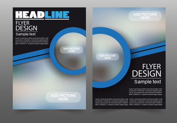 Business brochure flyer design layout  template. Can be used for publishing, print and presentation. Vector. Eps 10