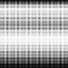 Retro Pop Art Halftone Background, White Dots on Black Background, Vector Illustration